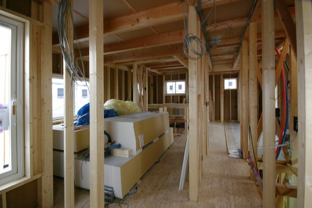 プラスワンリビングハウスの建て方完了