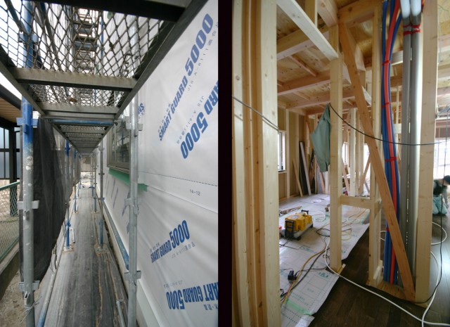 プラスワンリビングハウスの建て方完了