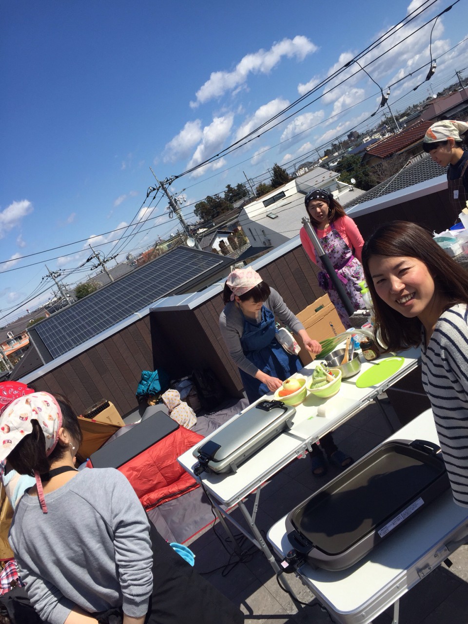屋上で、ママの為の『コリアンパーティー講座♪』