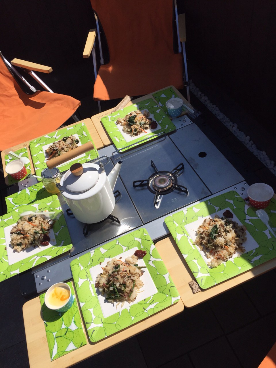 屋上で、ママの為の『コリアンパーティー講座♪』