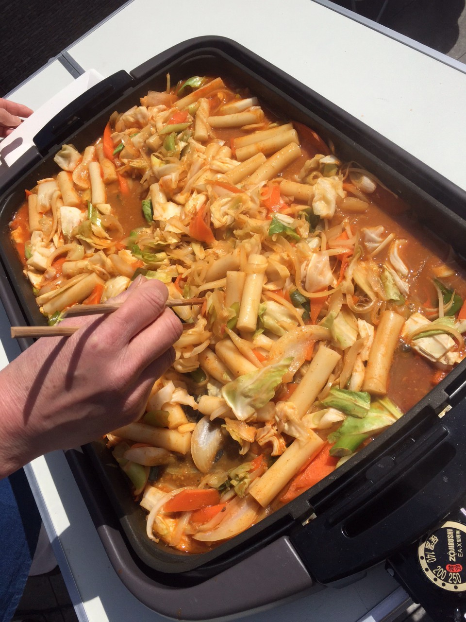 屋上で、ママの為の『コリアンパーティー講座♪』