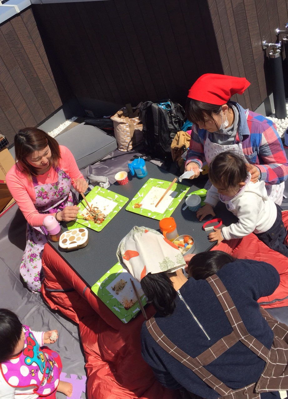 屋上で、ママの為の『コリアンパーティー講座♪』