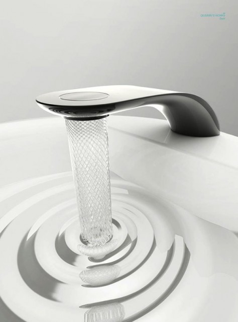 a Beautiful Swirling Stream of Water