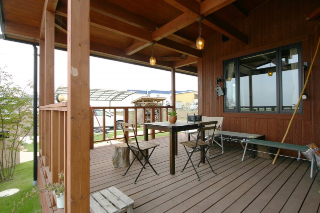 筑波山を望む平屋