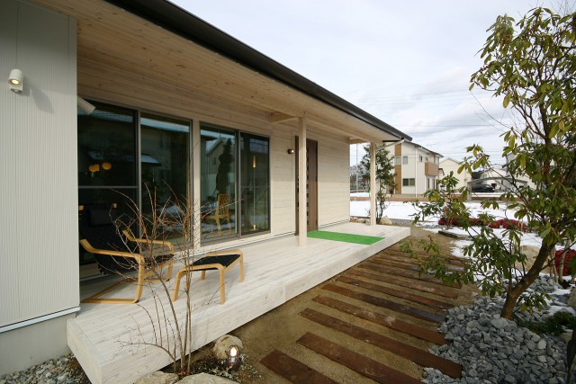 平屋+ガレージの家、完成しました♪