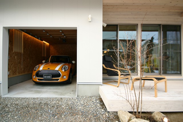 平屋+ガレージの家、完成しました♪