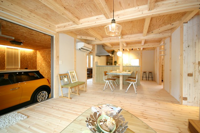 平屋+ガレージの家、完成しました♪