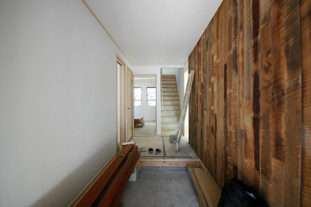 足場解体｜平屋＋平屋の家BOOOTS［ブーツ］｜栃木県宇都宮市