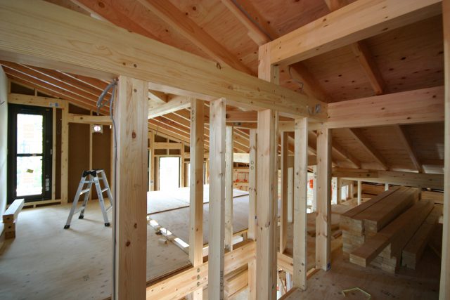 建て方完了｜平屋＋αLOAFER［ローファー］｜栃木県日光市