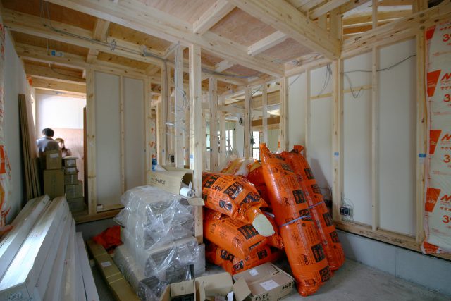 建て方完了｜平屋＋αLOAFER［ローファー］｜栃木県日光市