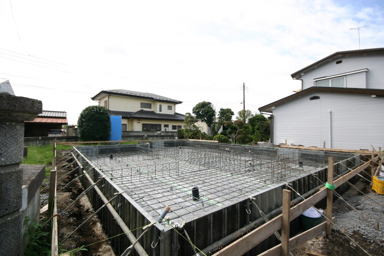 基礎工事｜平屋＋αLOAFER［ローファー］｜栃木県芳賀町