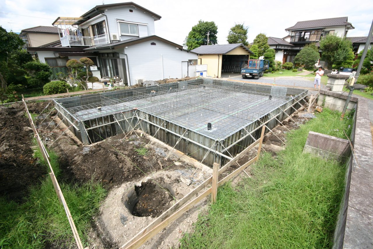 基礎工事｜平屋＋αLOAFER［ローファー］｜栃木県芳賀町