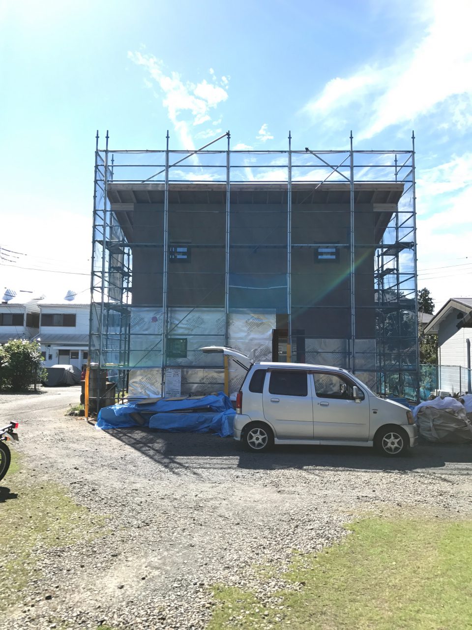 建て方完了｜平屋＋αLOAFER［ローファー］｜栃木県芳賀町
