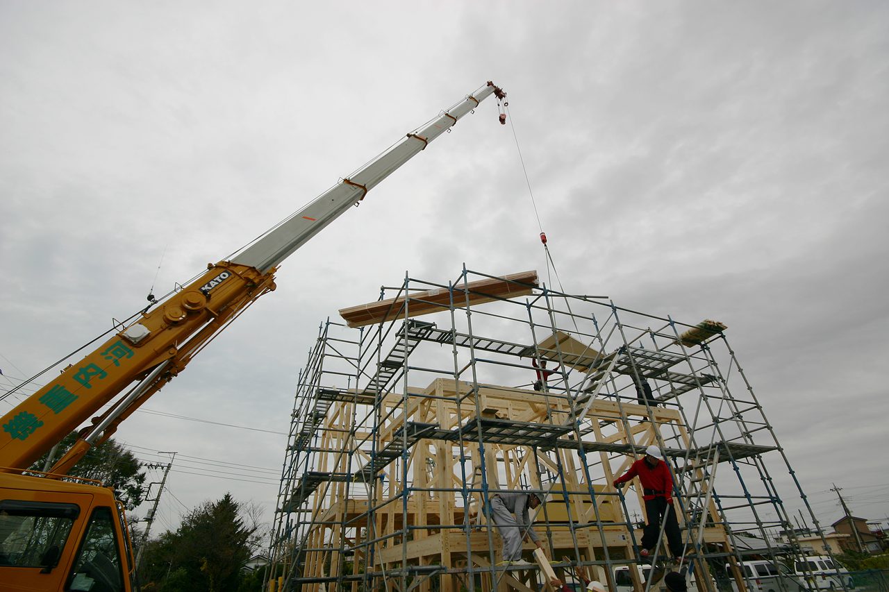 建て方｜スキップフロアの家WAVE［ウェーブ］｜栃木県塩谷郡高根沢町