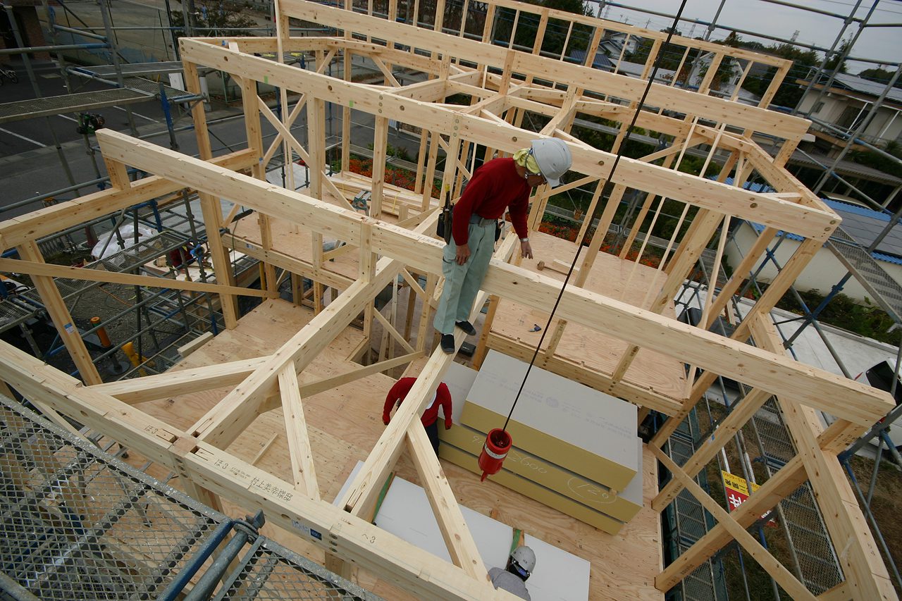 建て方｜スキップフロアの家WAVE［ウェーブ］｜栃木県塩谷郡高根沢町